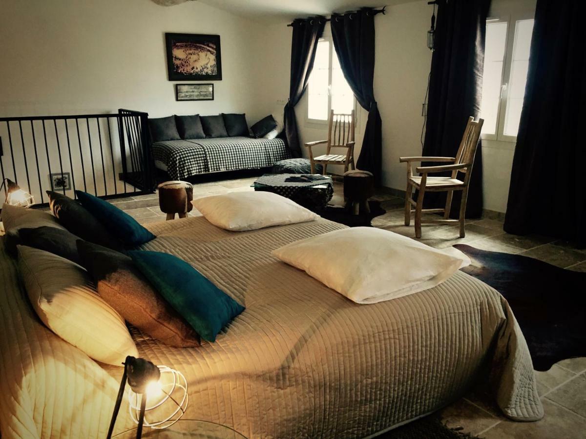 Mas Du Grand Bordes Bed and Breakfast Saint-Laurent-dʼAigouze Exterior foto